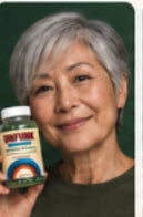 Happy UNFUNK customer holding bottle